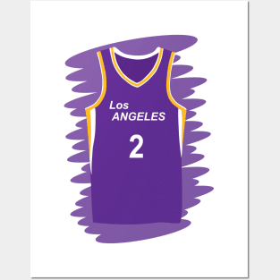 Los Angeles Sparks number 2 uniform Posters and Art